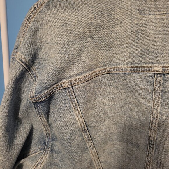 Cropped Jean Jacket -plus size 2 - Picture 4 of 5